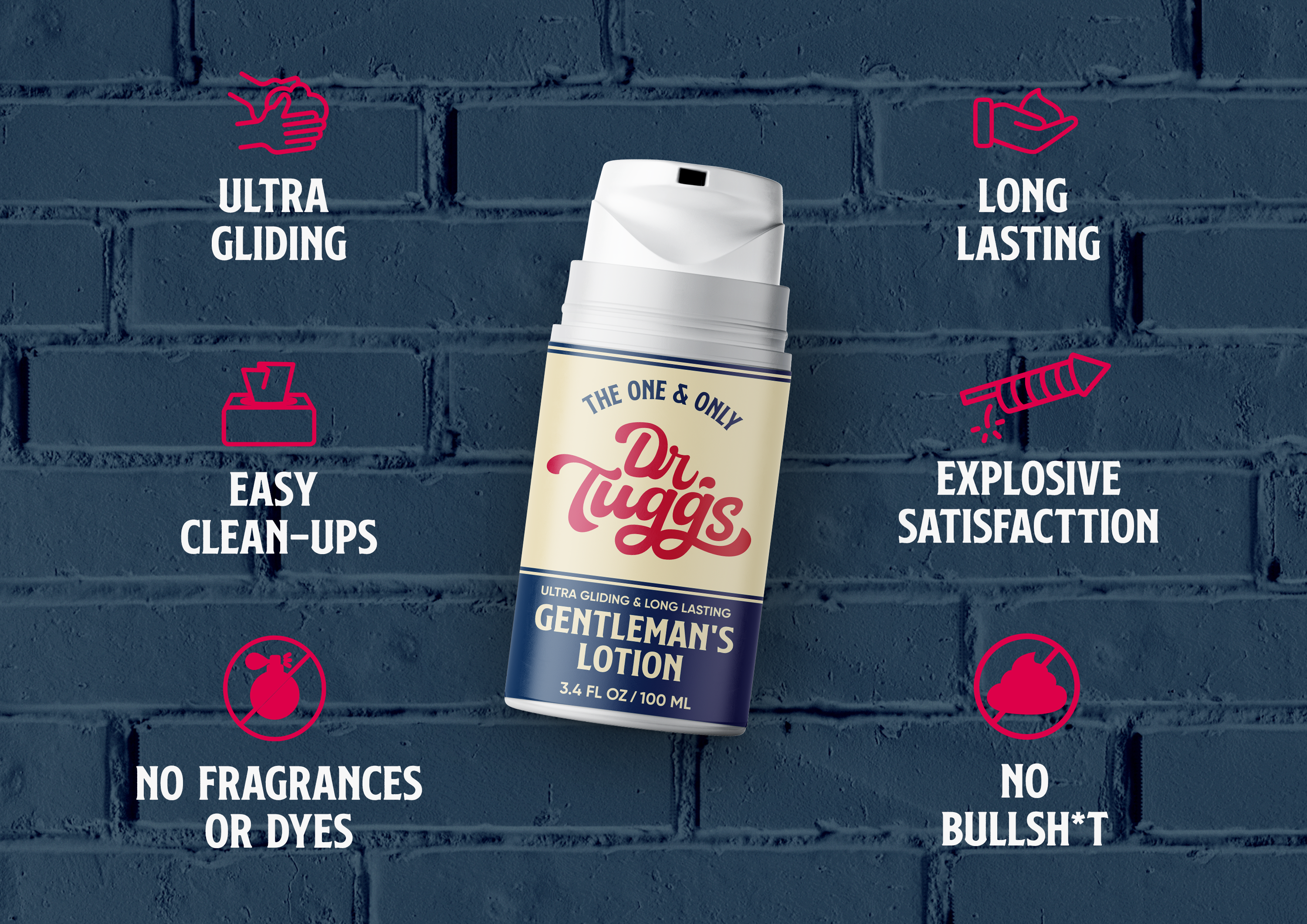 Dr. Tuggs Gentleman's Lotion selling points